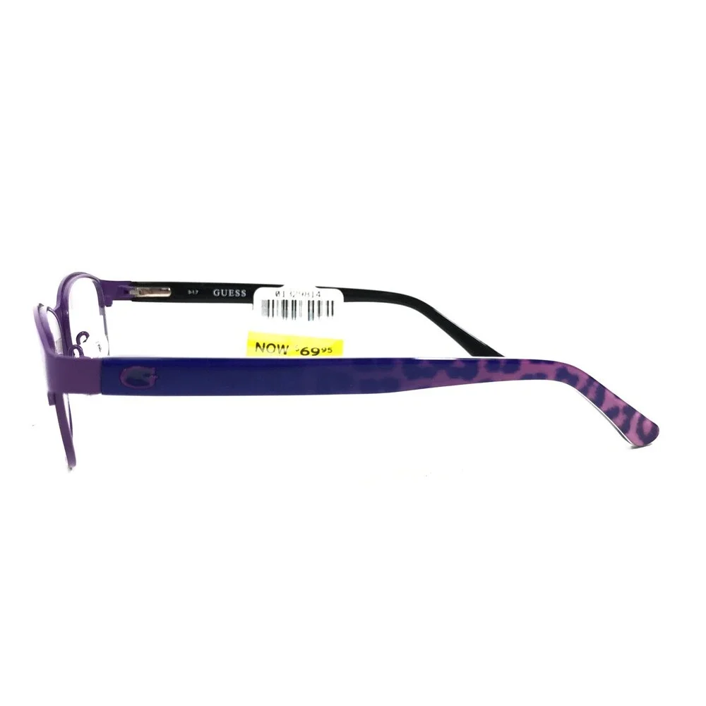 Guess Kids Eyeglasses GU9170 082 Frames Purple Cat Eye Full Rim 49-16-130